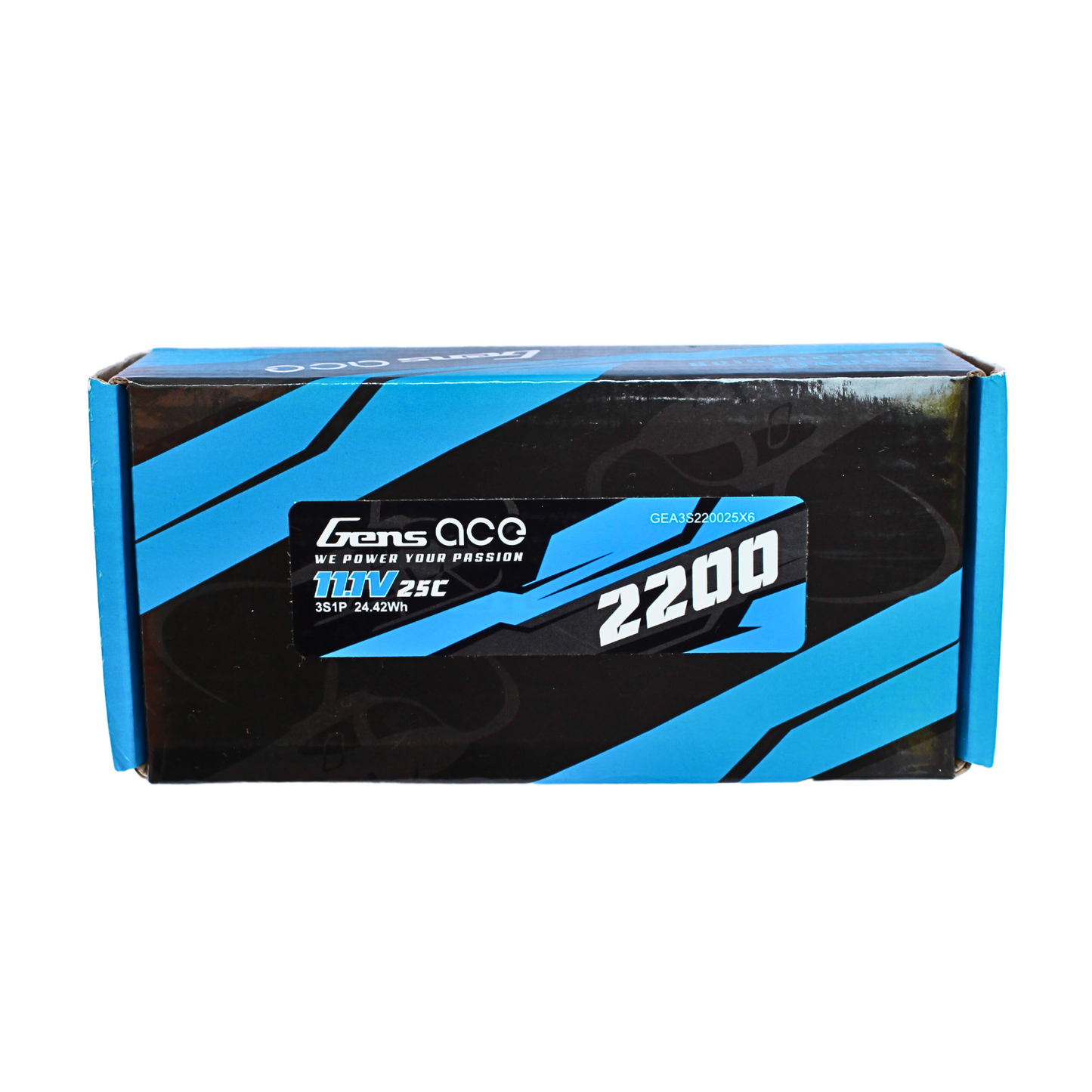 Batería Lipo GENS ACE 2200 mah 3S 11.1V 25C con conector XT60