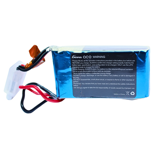 Batería Lipo Tattu 800 mah 2S 7.4V 45C conector JST