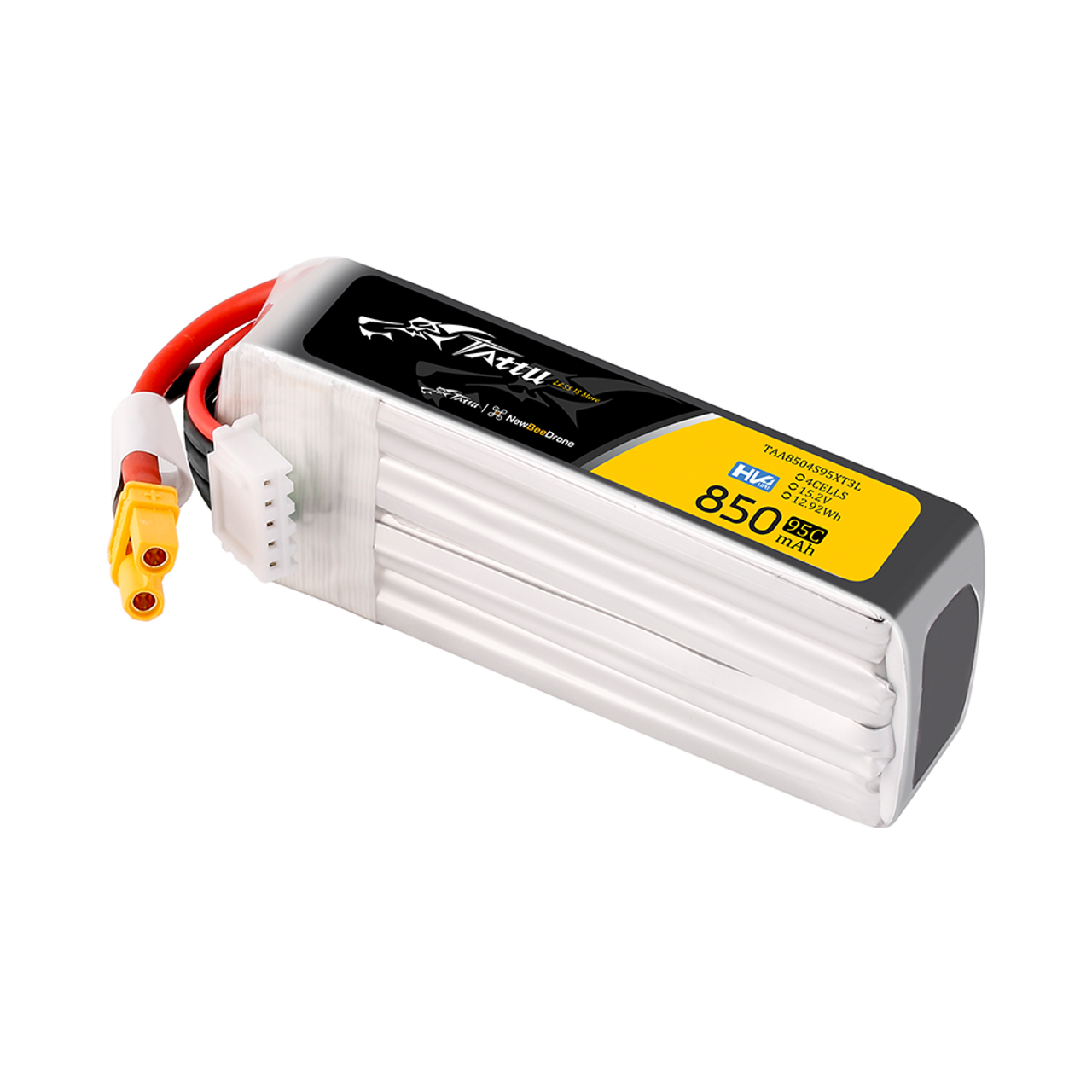 Batería Lipo Tattu 850mAh 4S 95C HV con conector XT30
