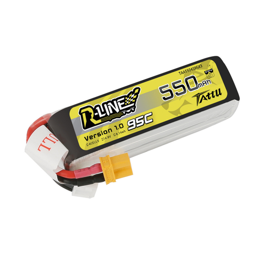 Batería Lipo Tattu RLINE 550 Mah 14.8v 4s 95c con conector XT30