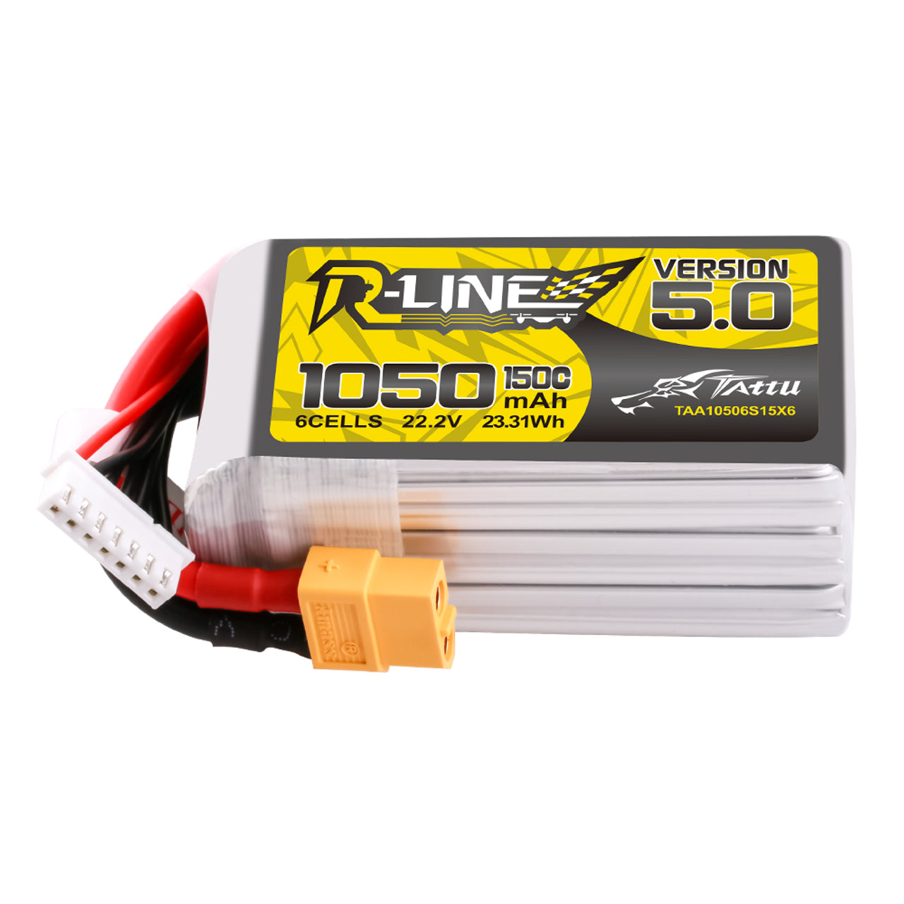 Tattu R-Line Version 5.0 1050mAh 6S 22.2V 150C con conector XT60