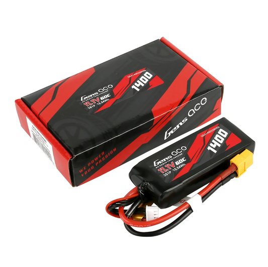 Batería GENS ACE 1400 mah 3S 60C 11.1V