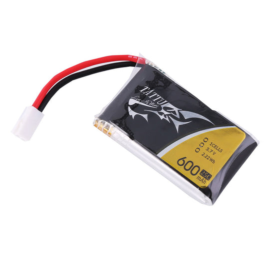 6 Pack - Batería Lipo TATTU 600 mah 1S 3.7V 25C con conector MOLEX