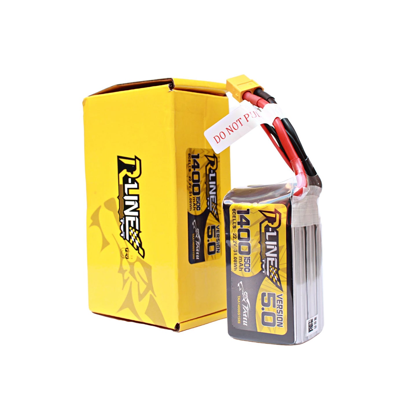 Batería Lipo TATTU R-LINE 1400 mah 22.2V 6S 150C conector XT60