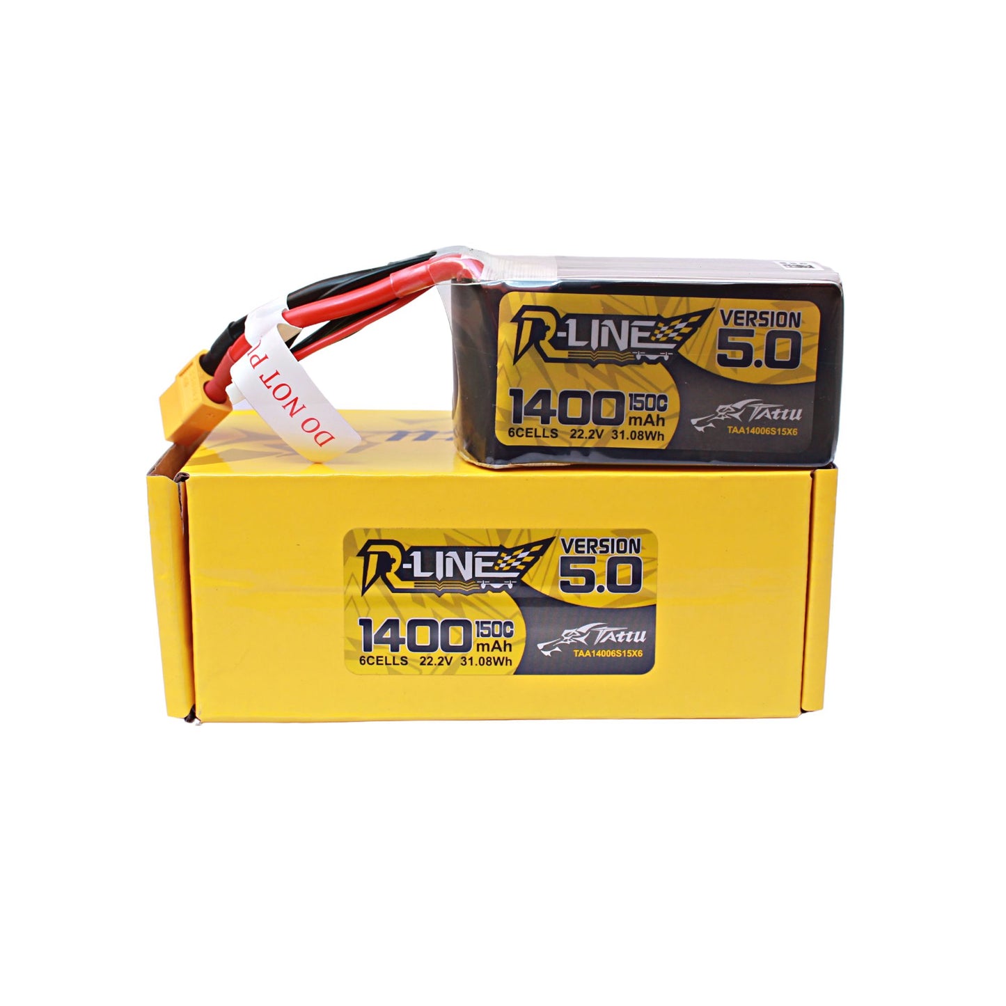 Batería Lipo TATTU R-LINE 1400 mah 22.2V 6S 150C conector XT60