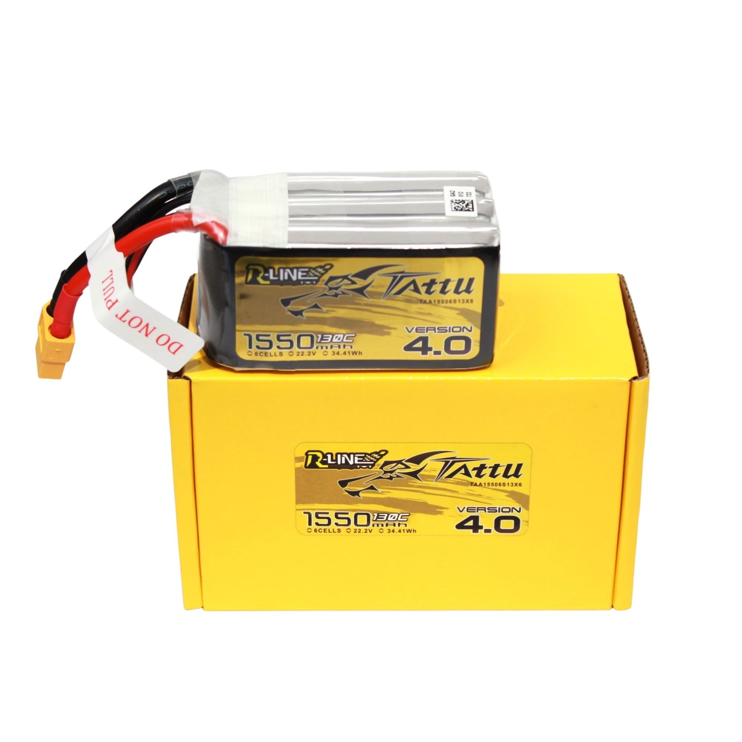 Batería Lipo TATTU R-LINE 1550 mah 6S 130C conector XT60