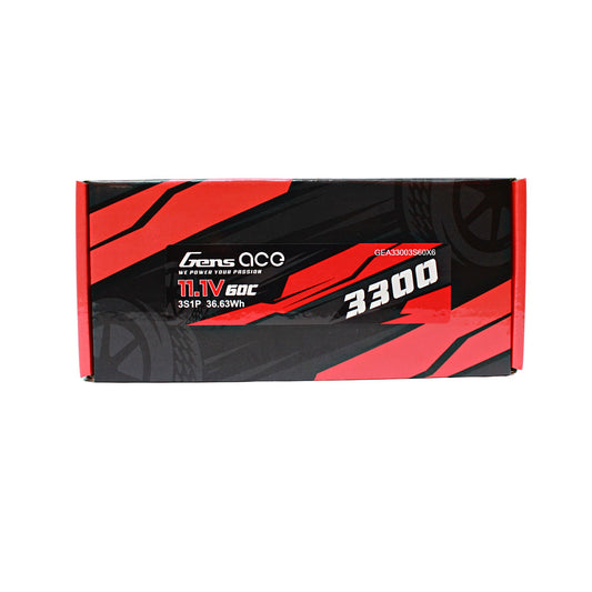 Bateria GENS ACE 3300 mah 3s 11.1v 60C con conector XT60