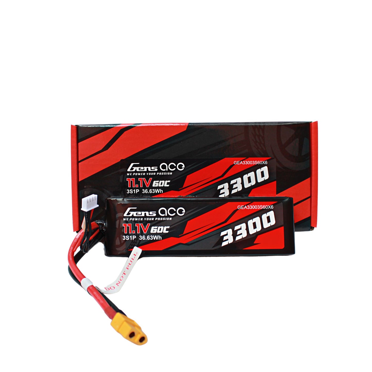 Bateria GENS ACE 3300 mah 3s 11.1v 60C con conector XT60