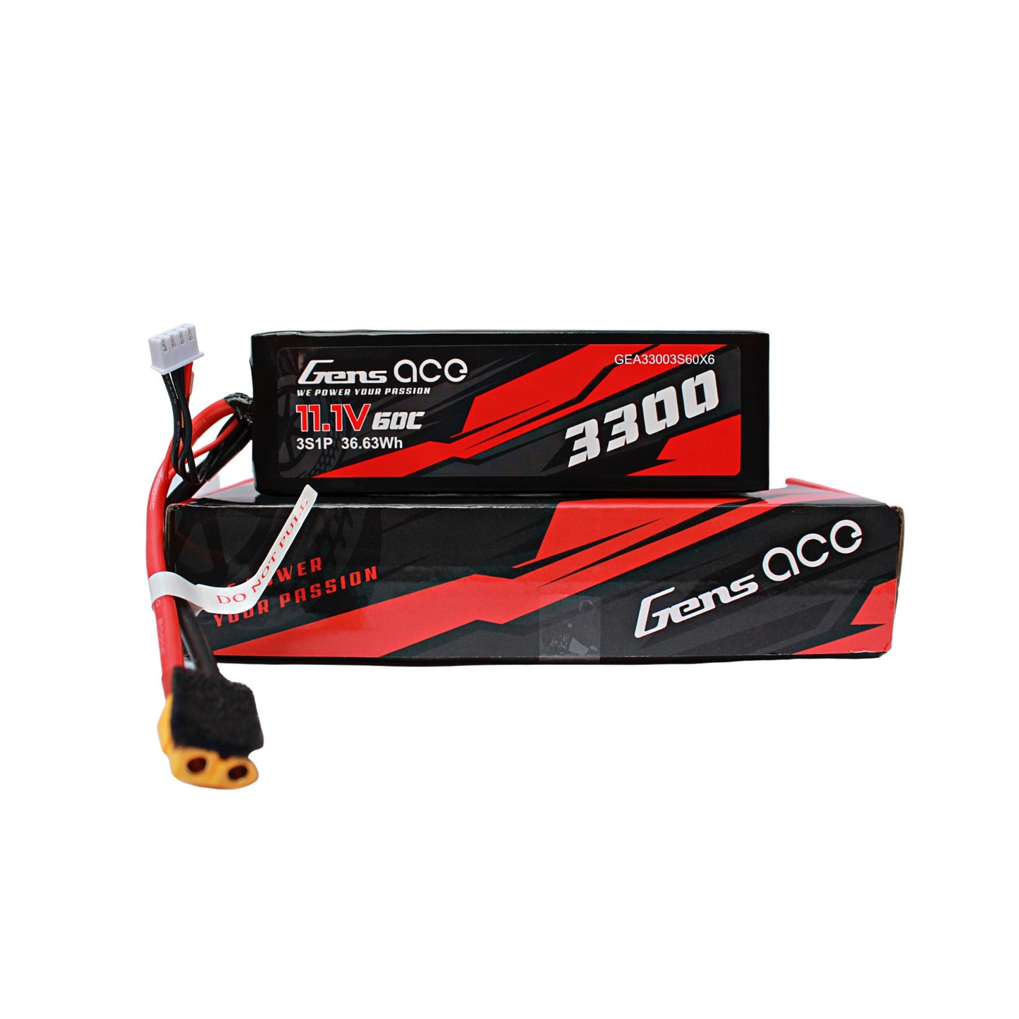 Bateria GENS ACE 3300 mah 3s 11.1v 60C con conector XT60