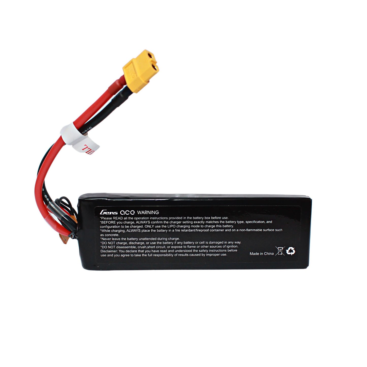 Bateria GENS ACE 3300 mah 3s 11.1v 60C con conector XT60