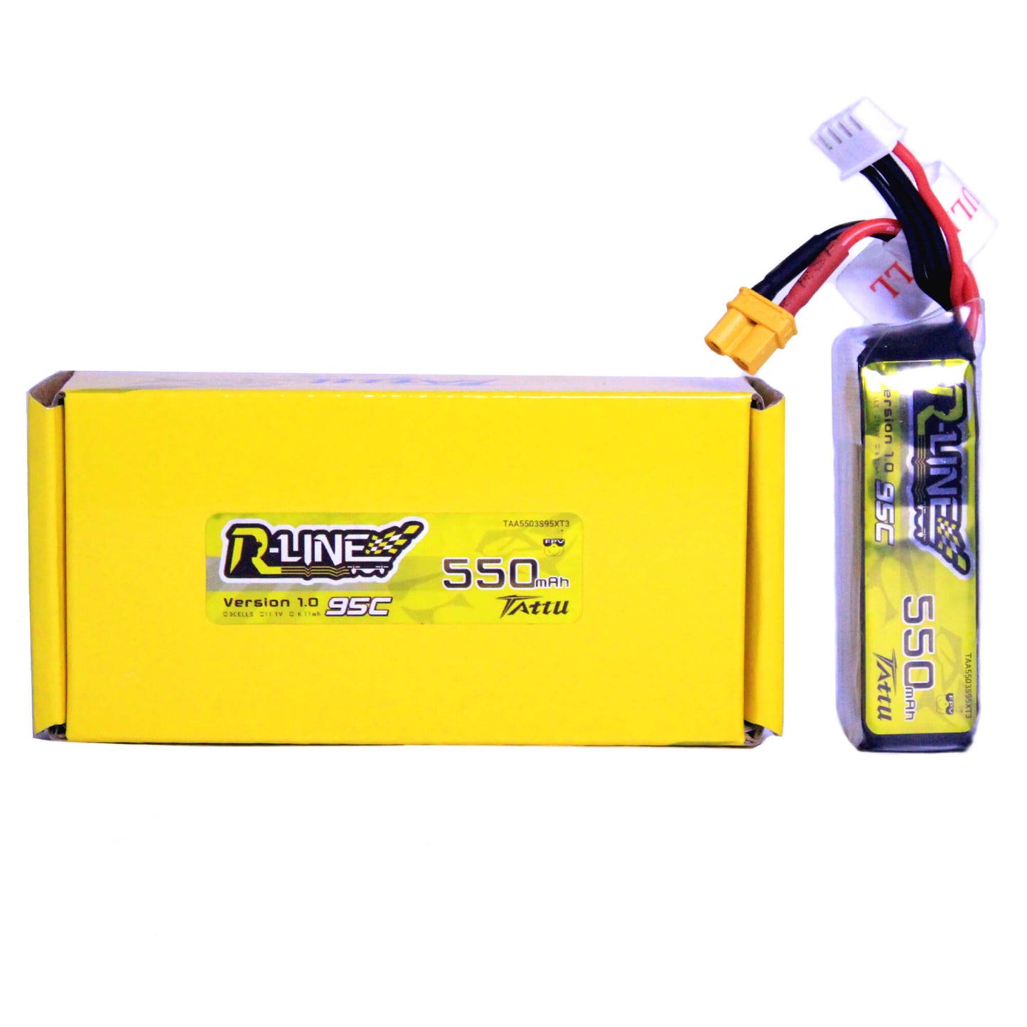 Batería Lipo Tattu RLINE 550 Mah 11.1v 3s 95c conector XT30