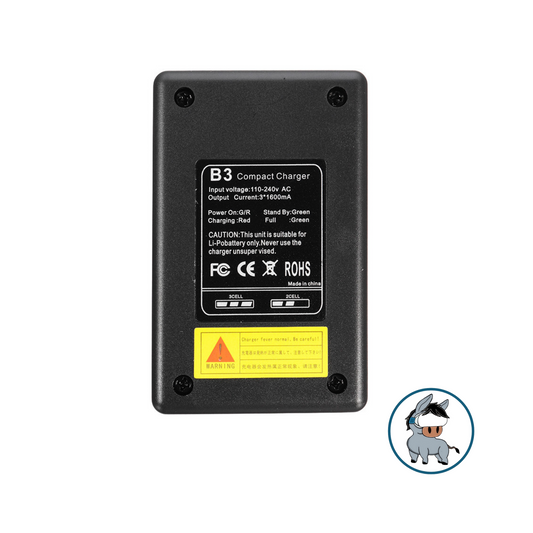 Cargador Balanceador para Batería Lipo B3 20w 7.4v - 11.1v HotRc