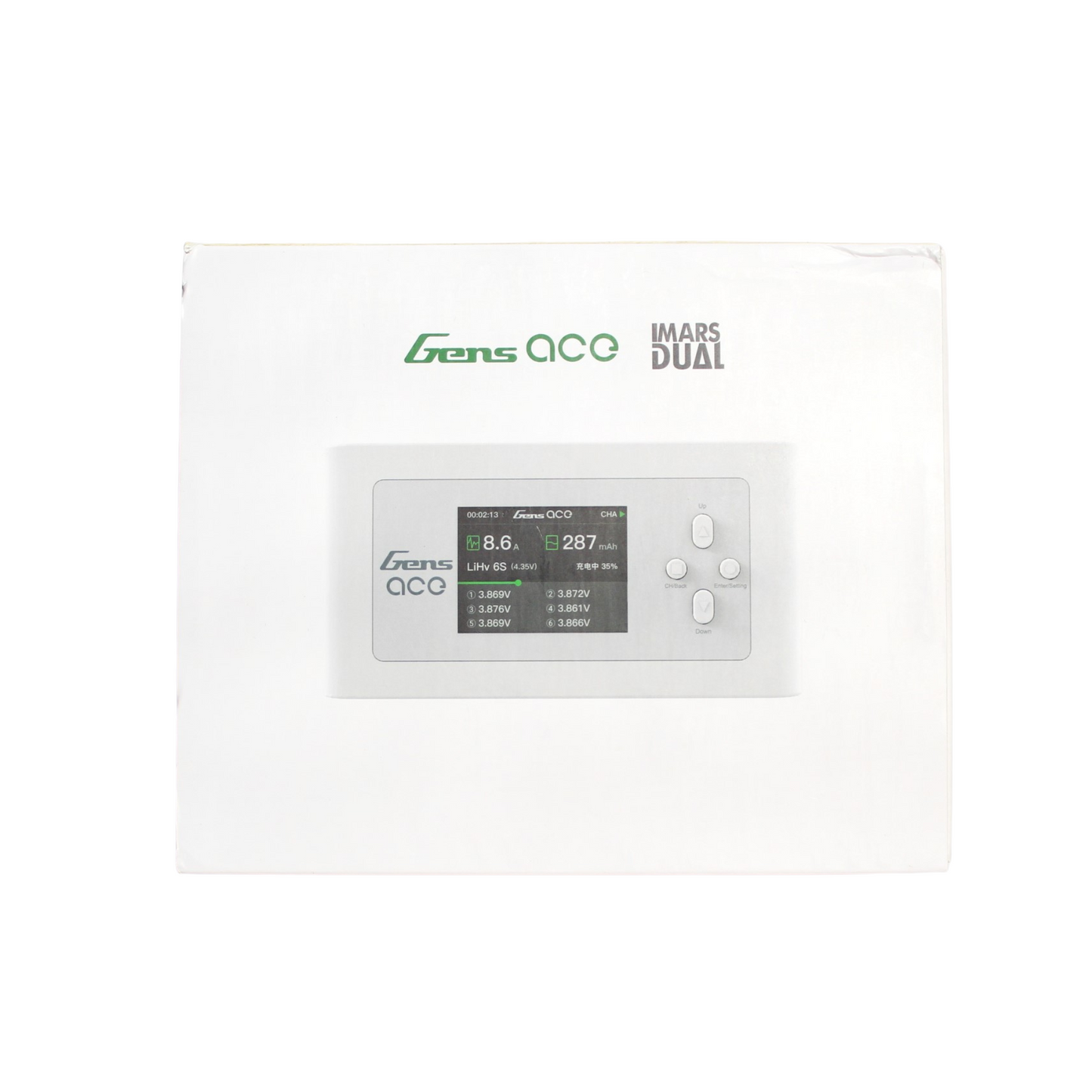 Cargador de Baterías Lipo Profesional GensAce Imars Dual Channel AC200W/DC600W