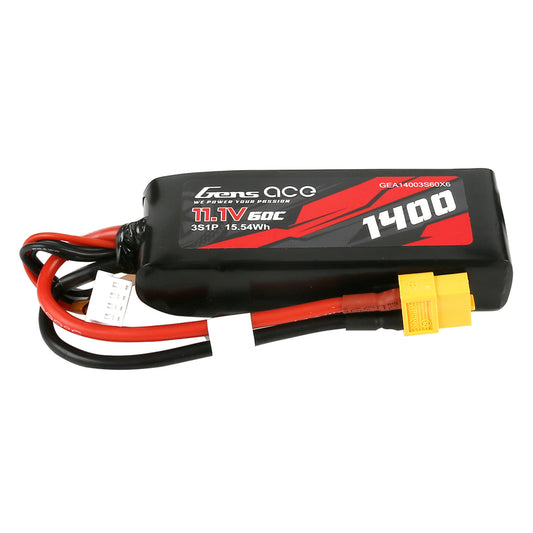 Batería GENS ACE 1400 mah 3S 60C 11.1V