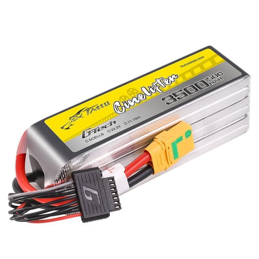 Batería Lipo Tattu G-tech 3500mah 6s 150c Con Conector XT90-S