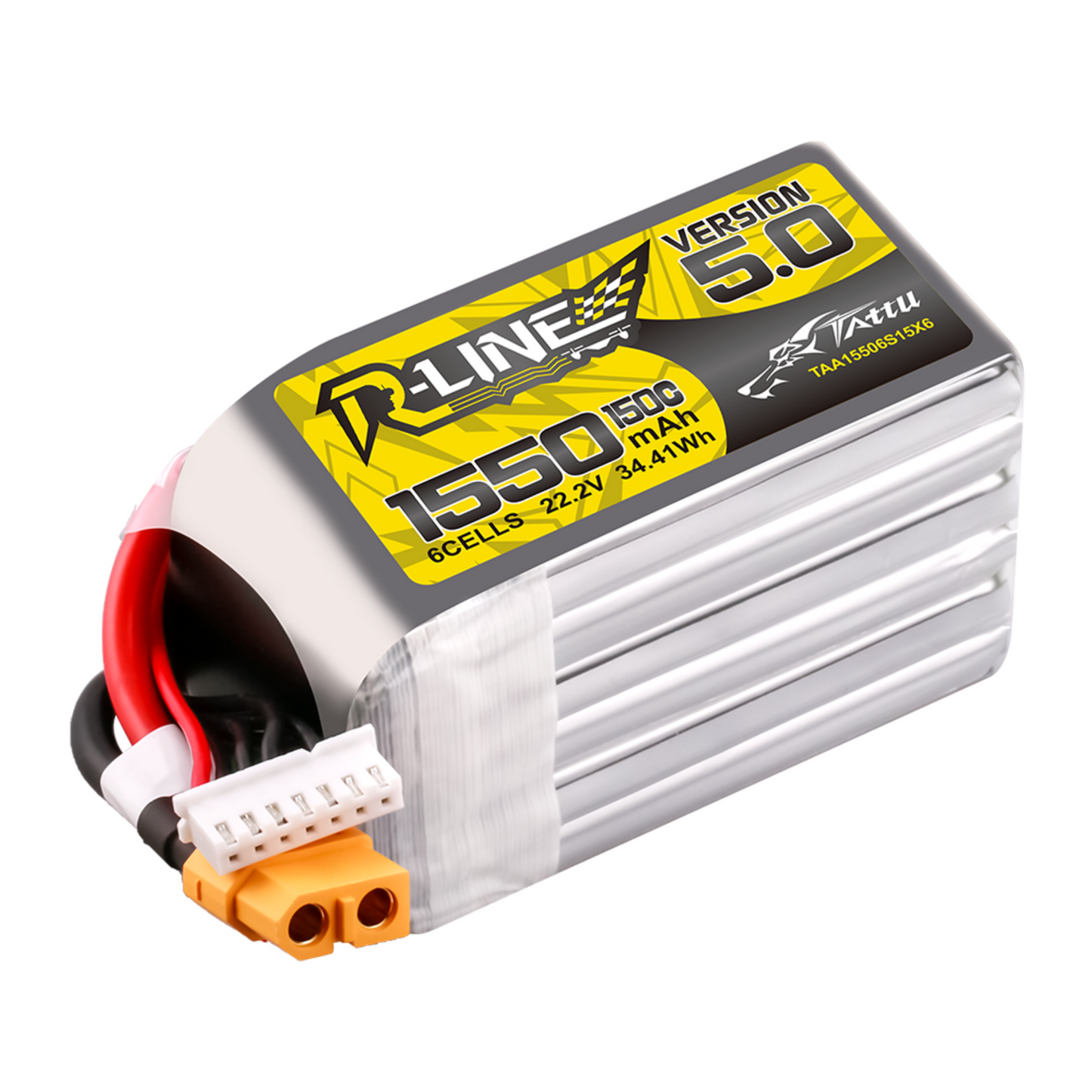 Batería Lipo TATTU R-LINE V5.0 1550 mah 6S 150C conector XT60
