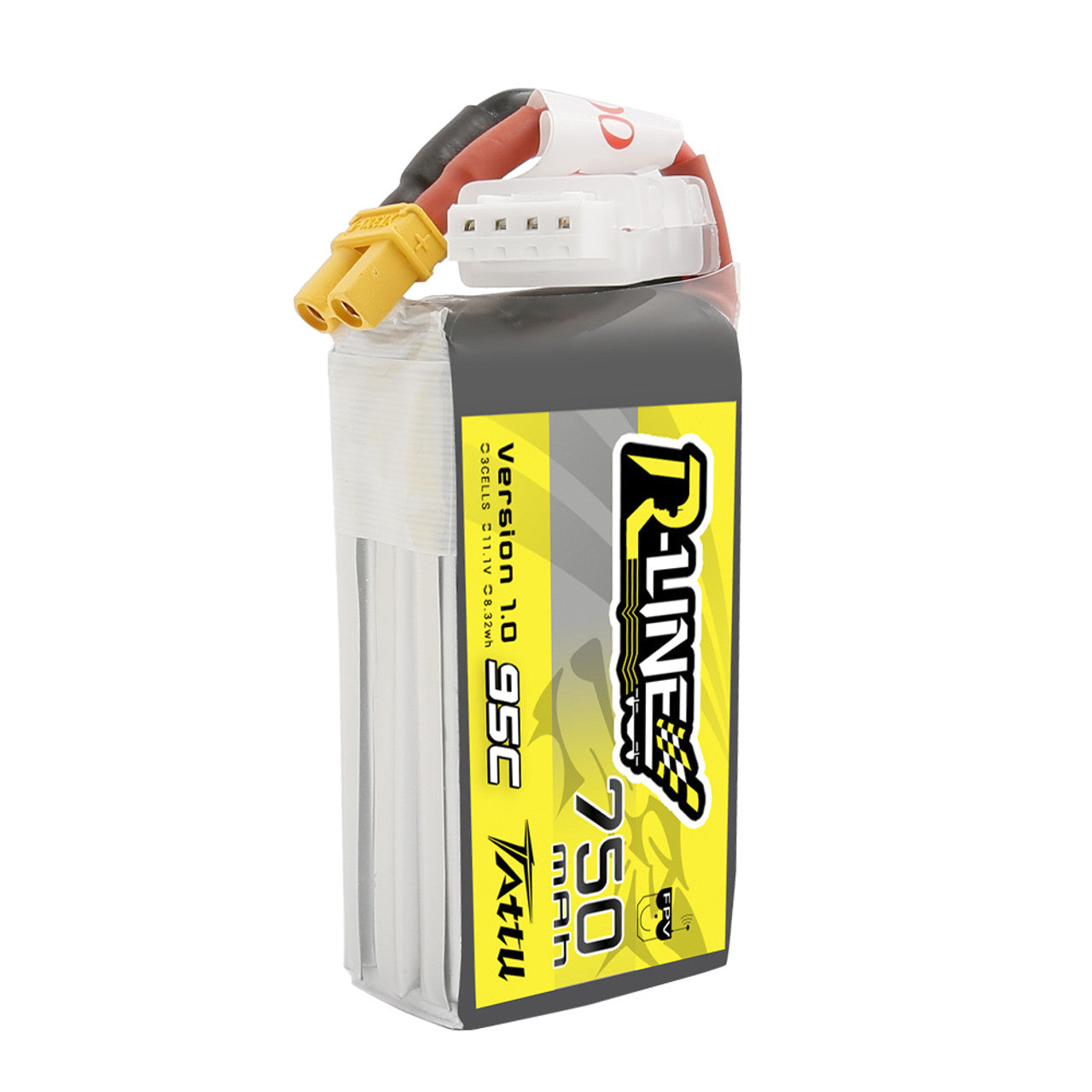 Batería Lipo Tattu RLINE 750 Mah 11.1v 3s 95c conector XT30