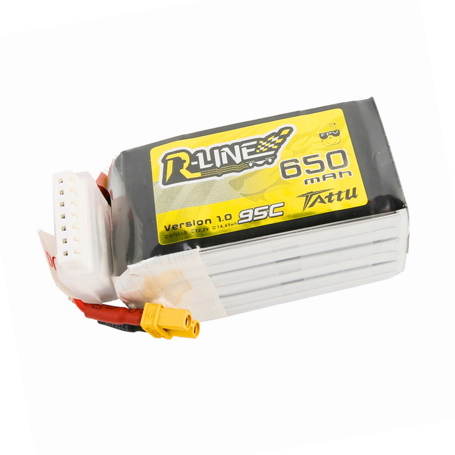 Batería Lipo TATTU R-Line 650 mah 6S 95C conector XT30