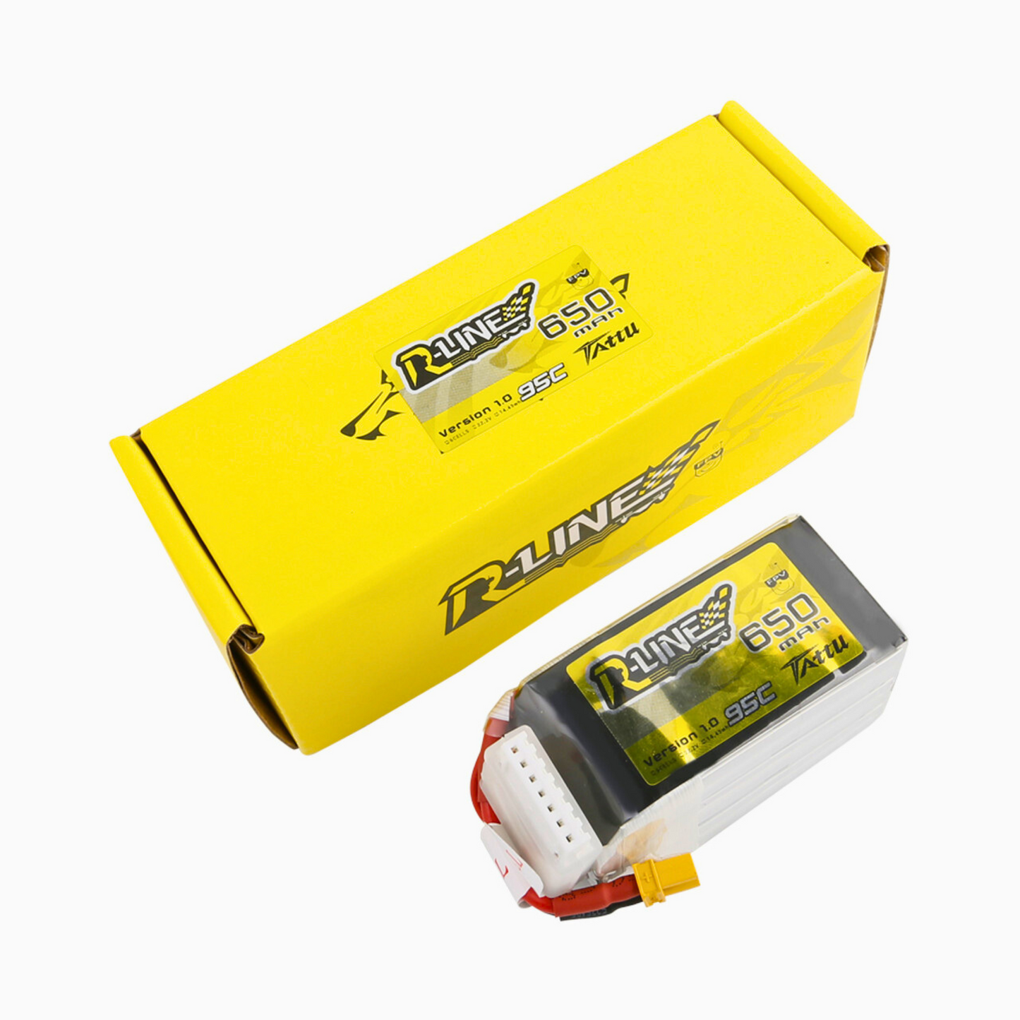 Batería Lipo TATTU R-Line 650 mah 6S 95C conector XT30