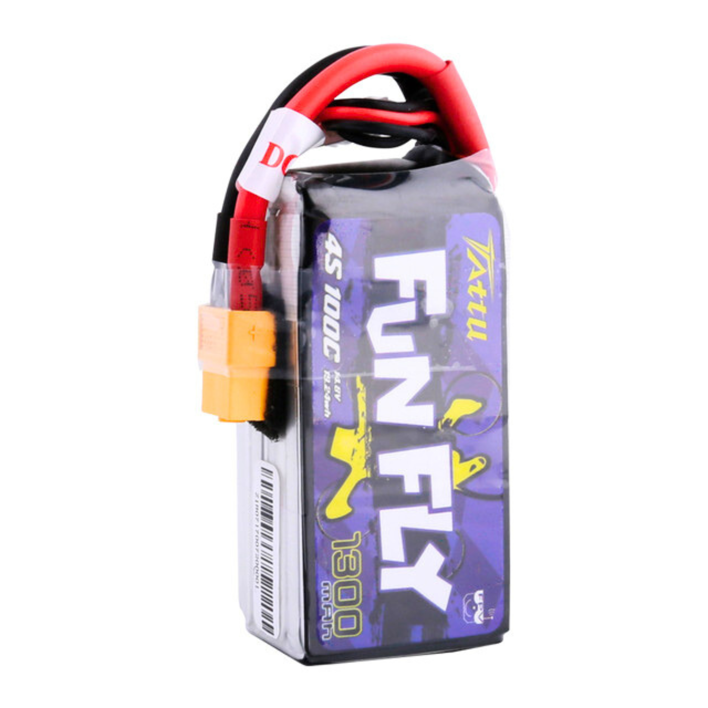 Batería Lipo Tattu FUNFLY 1300 mah 14.8V 4S 100C conector XT60