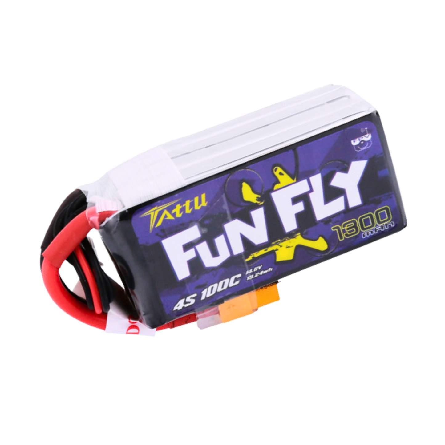 Batería Lipo Tattu FUNFLY 1300 mah 14.8V 4S 100C conector XT60
