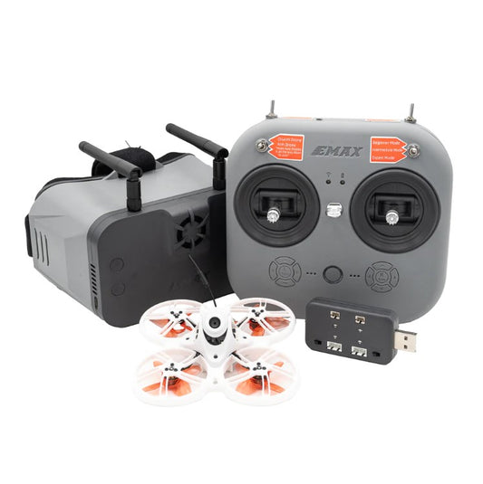 Drone De Carreras Emax Tinyhawk III RTF Kit FPV Racing Drone con control y gafas FPV