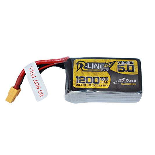 Batería Lipo TATTU R-LINE 1200 mah 22.2V 6S 150C conector XT60