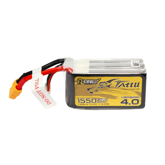 Batería Lipo TATTU R-LINE 1550 mah 6S 130C conector XT60