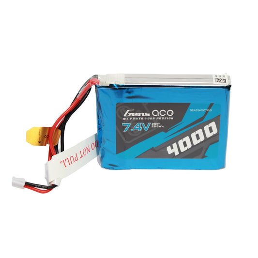 Bateria Lipo GENS ACE HardCase 4000 mah 2s 7.4V LiFe