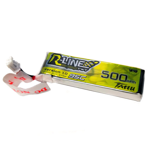 Batería Lipo Tattu RLINE 500 Mah 3.7v 1s 95c conector JST-PHR