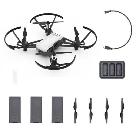 Combo Drone DJI Tello Boost con 3 Baterías Incluidas