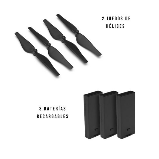 Combo Drone DJI Tello Boost con 3 Baterías Incluidas