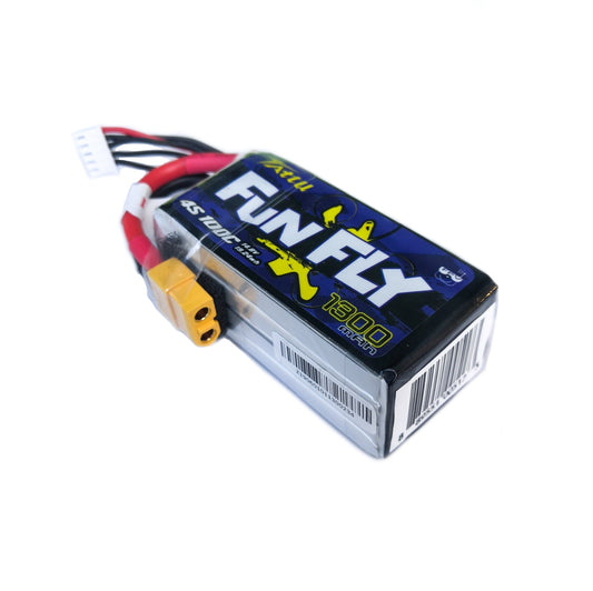 Batería Lipo TATTU 1300 mah 4S 100C conector XT60