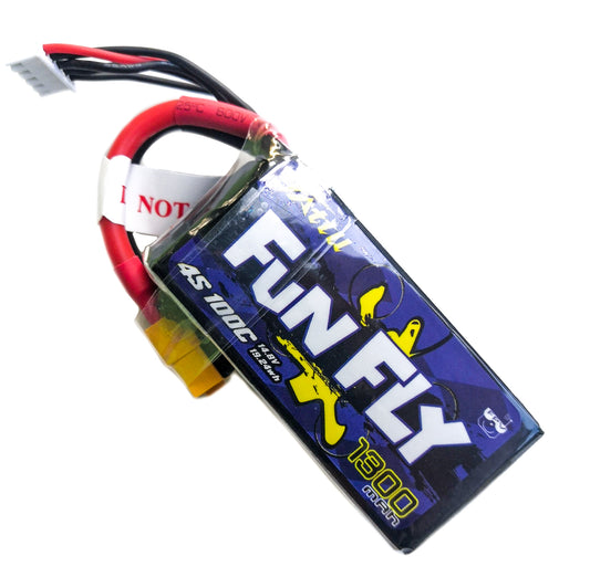 Batería Lipo TATTU 1300 mah 4S 100C conector XT60