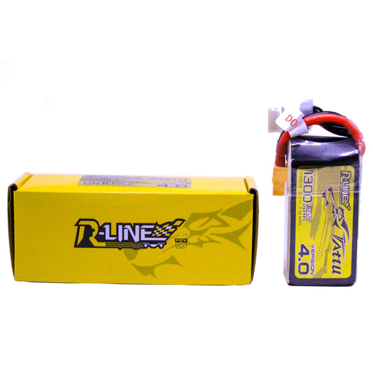 Batería Lipo Tattu R-line 1300 mah 6S 22.2V 130C conector XT60