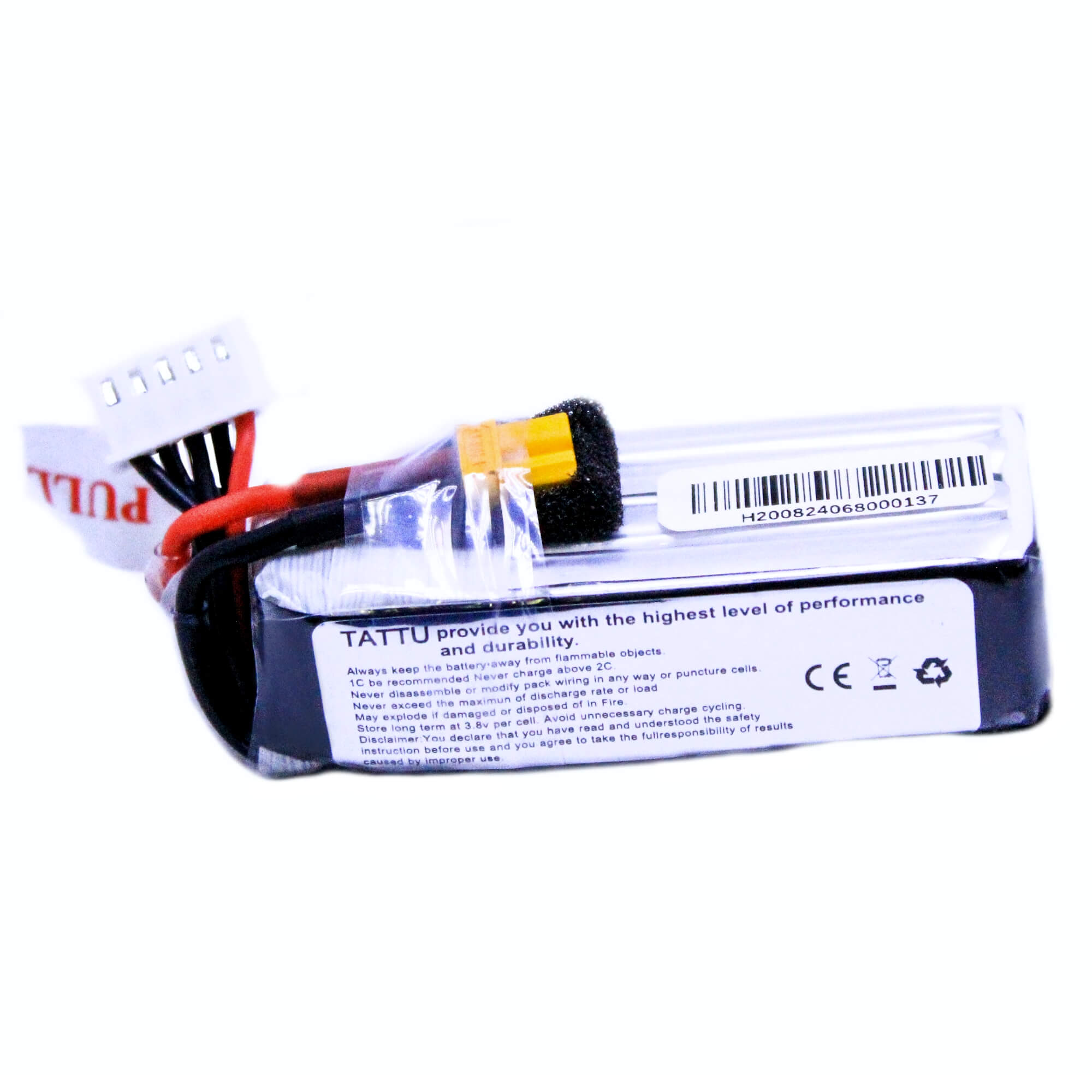 OVONIC Batteria Lipo 4s 80C 650mAh 14.8V con XT30 per RC aereo quadcopter elicottero FPV Racing Drone