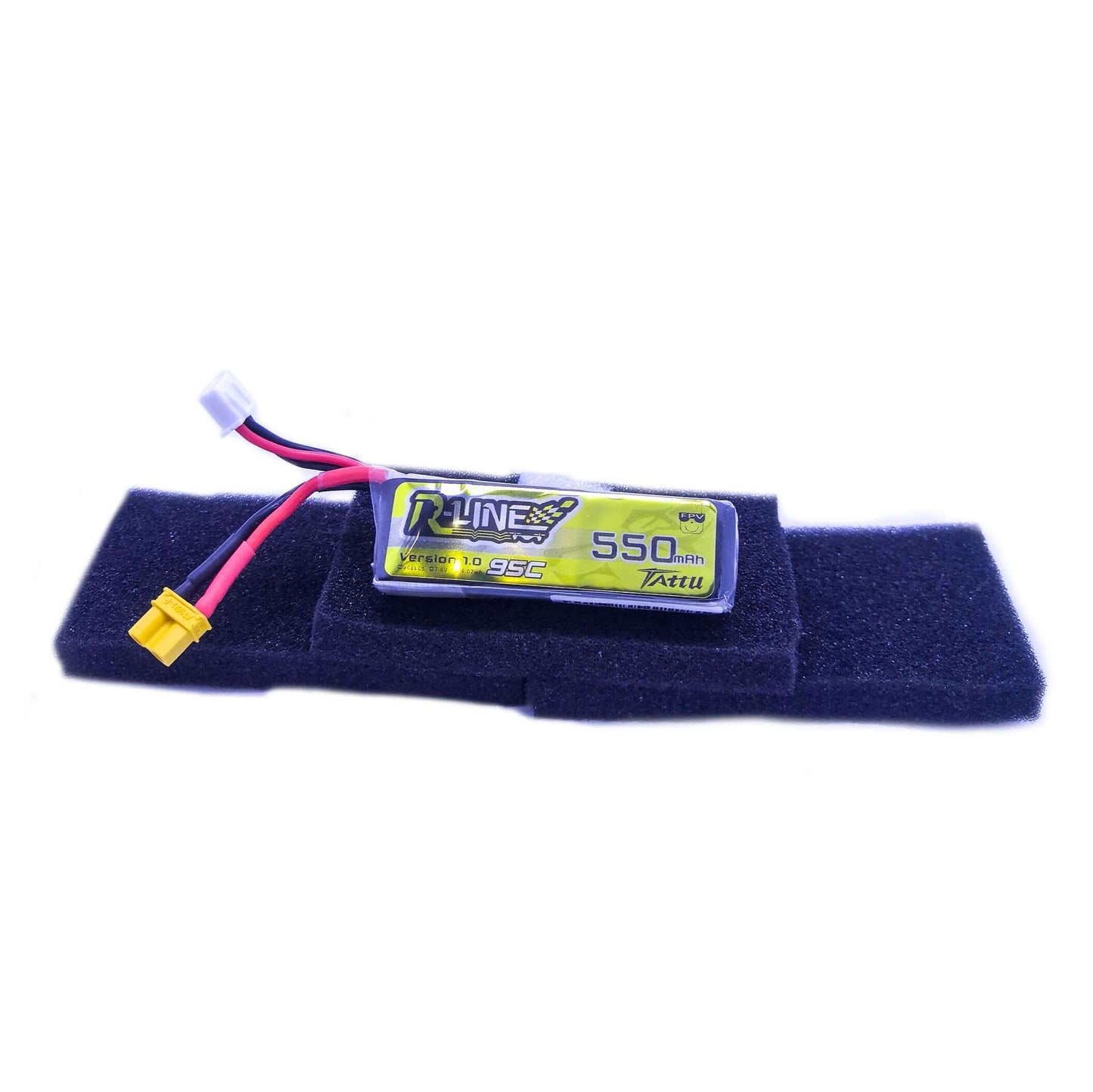 4 Pack - Batería Lipo Tattu RLINE 550 mah 7.4v 2s 95c con conector XT30