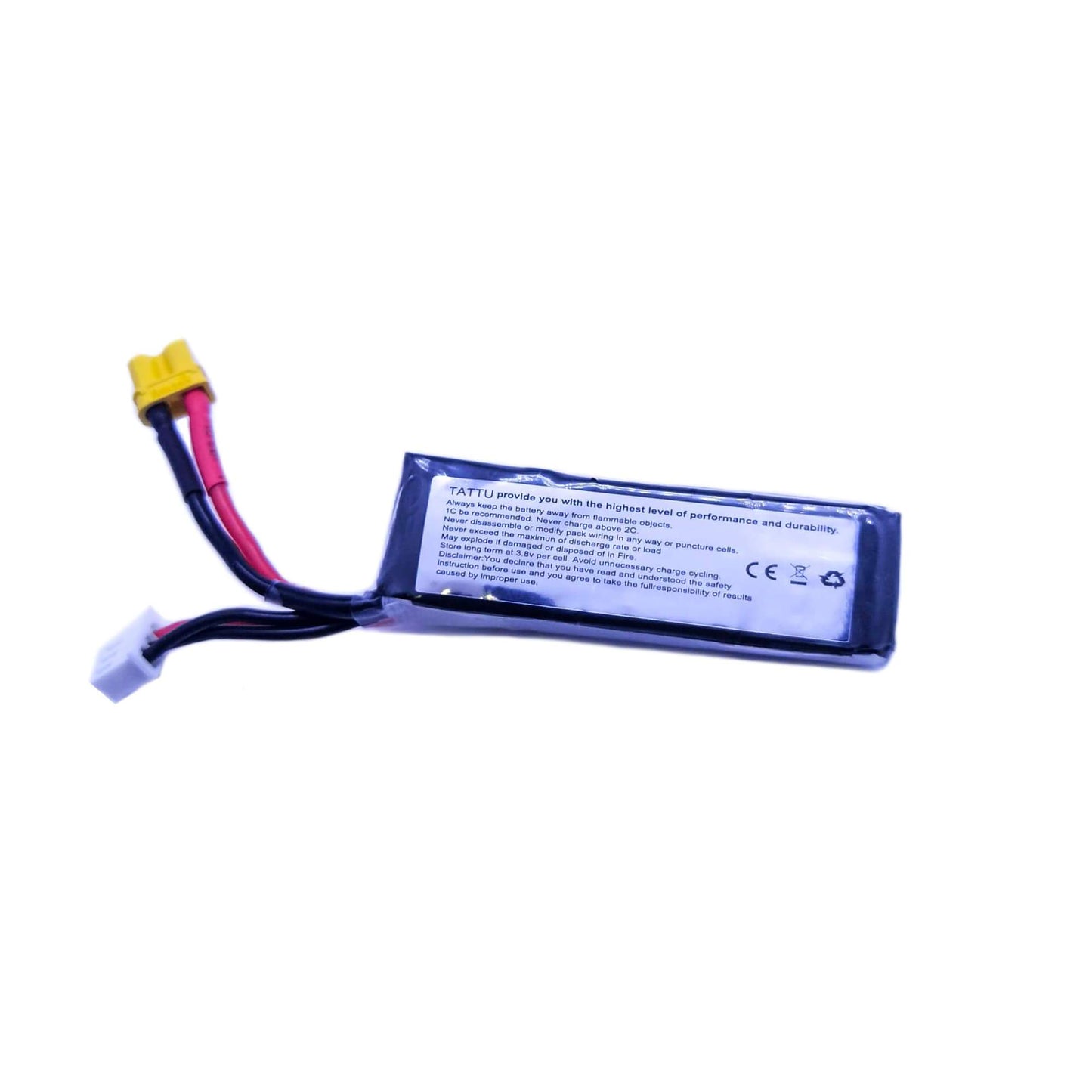 4 Pack - Batería Lipo Tattu RLINE 550 mah 7.4v 2s 95c con conector XT30