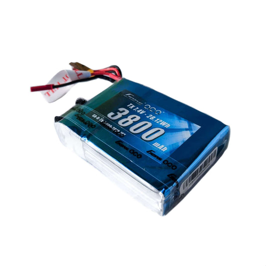 Bateria Lipo 3800mah  2s 7.4v JST para Radio Rc Taranis Qx7
