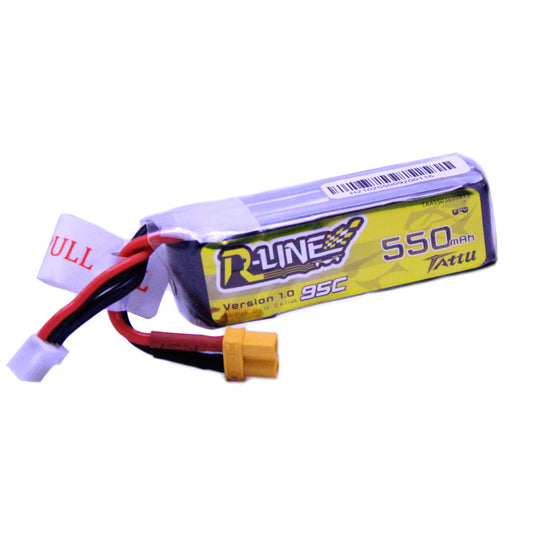 Batería Lipo Tattu RLINE 550 Mah 11.1v 3s 95c conector XT30