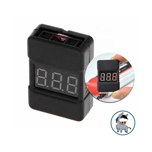 Probador tester y alarma para Bateria Lipo Bx100 1-8S