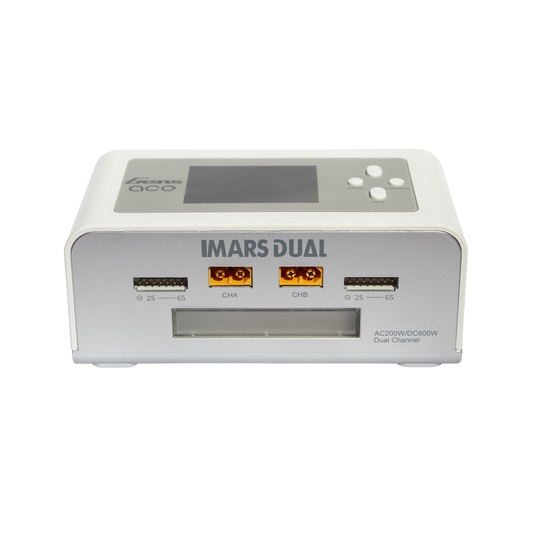 Cargador de Baterías Lipo Profesional GensAce Imars Dual Channel AC200W/DC600W